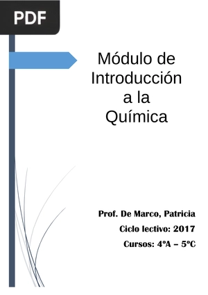 Módulo de Introducción a la Química