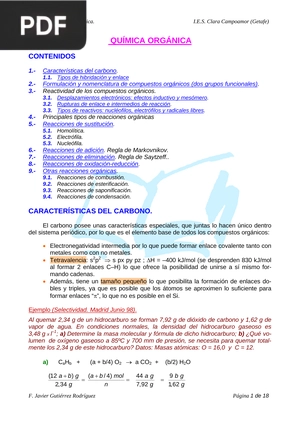 Química orgánica (artículo)