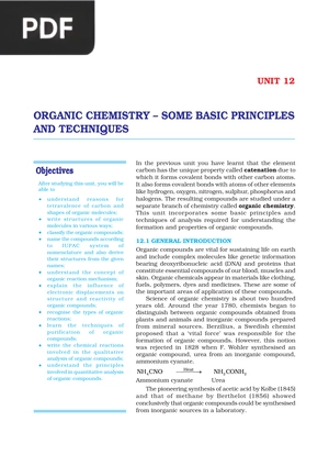 Organic chemistry - Some basic principles and techniques (inglés)
