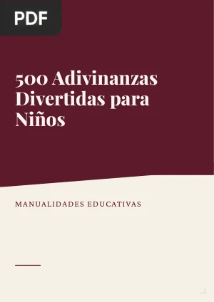 500 Adivinanzas Divertidas para Niños