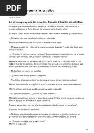 La sirena que quería las estrellas