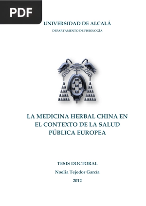 La Medicina Herbal China en el contexto de la Salud Pública Europea