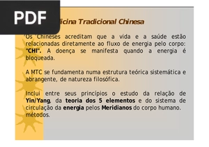 Medicina Tradicional Chinesa (Portugués) (Presentación)