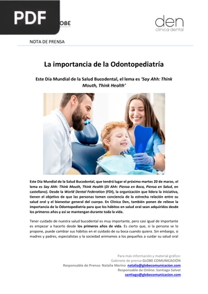 La importancia de la Odontopediatría (Artículo)