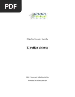 El rufián dichoso