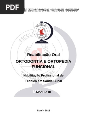 Ortodontia e ortopedia funcional (Portugués)