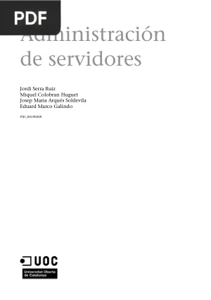Administración de Servidores
