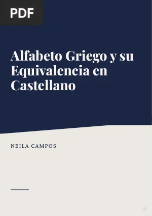 Alfabeto griego y su equivalencia en castellano