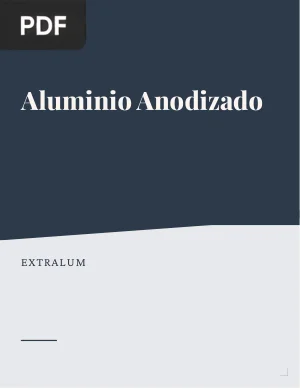 Aluminio Anodizado