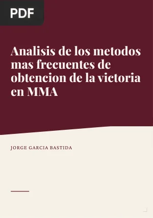 Analisis de los metodos mas frecuentes para obtener la victoria en MMA