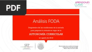 Análisis FODA: diagnóstico de las condiciones de la escuela