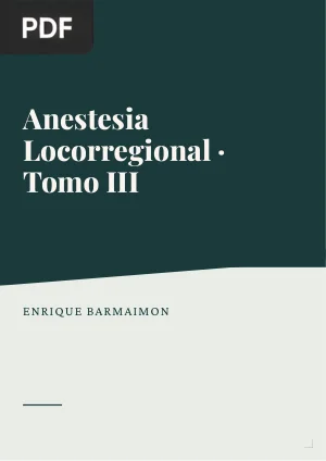 Anestesia Locorregional · Tomo III