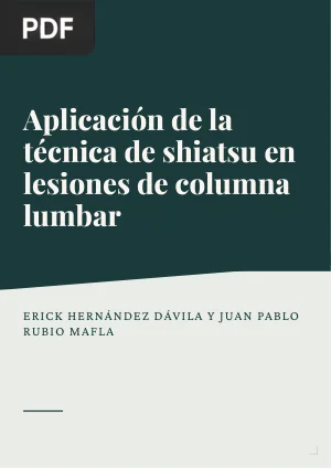 Aplicación de la técnica de shiatsu en lesiones de columna lumbar