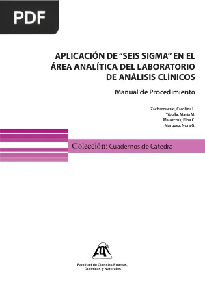 Aplicación de Seis Sigma en el área analítica del laboratorio de análisis clínicos: manual de procedimiento
