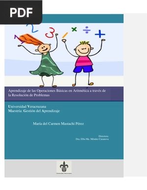 Aprendizaje de las Operaciones Básicas en Aritmética a través de la Resolución de Problemas