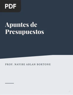 Apuntes de presupuestos