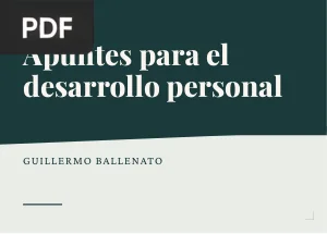 Apuntes para el desarrollo personal