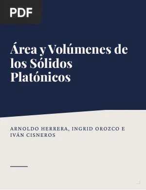 Área y Volúmenes de los Sólidos Platónicos