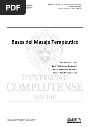 Bases del Masaje Terapéutico