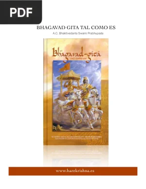 Bhagavad Gita Tal Como Es