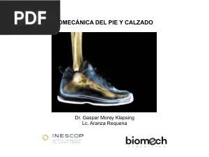 Biomecánica del Pie y Calzado