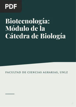 Biotecnología: módulo de la cátedra de Biología
