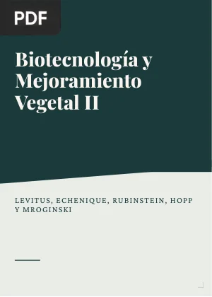 Biotecnología y mejoramiento vegetal II
