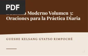 Budismo Moderno Volumen 3: Oraciones para la Práctica Diaria