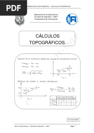 Cálculos Topográficos
