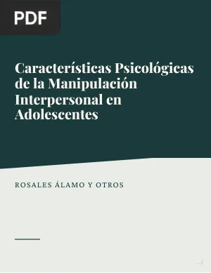 Características psicológicas asociadas a la manipulación interpersonal en adolescentes jóvenes