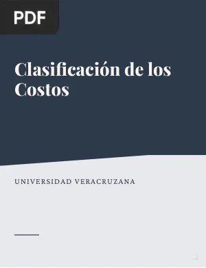 Clasificación de los Costos