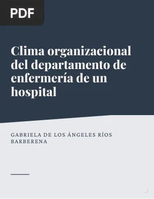 Clima organizacional del departamento de enfermería de un hospital