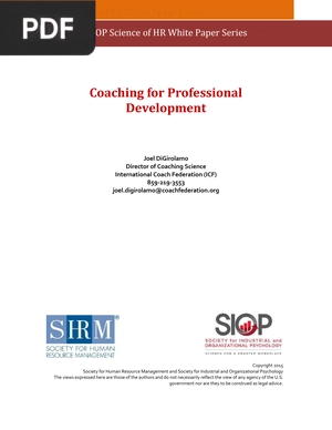 Coaching for Professional Development