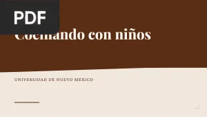 Cocinando con niños