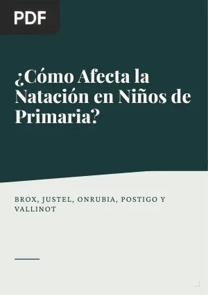 ¿Cómo afecta la natación en niños de primaria? (Artículo)
