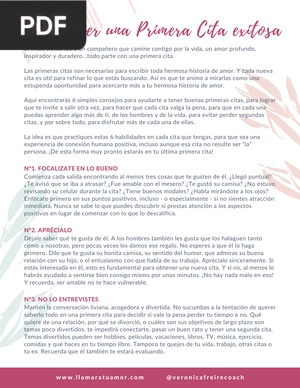 Cómo tener una Primera Cita exitosa