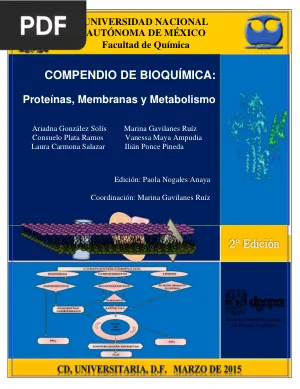 Compendio de Bioquímica: Proteínas, Membranas y Metabolismo