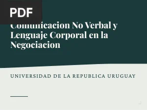 Comunicación no verbal y lenguaje corporal en la negociación