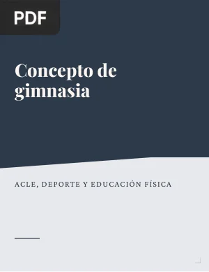 Concepto de gimnasia