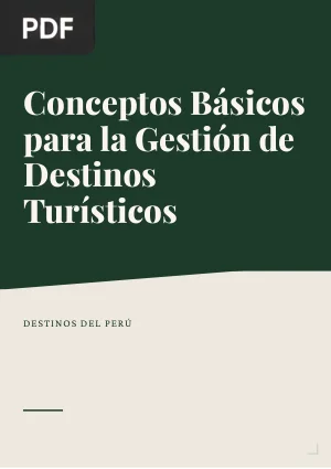 Conceptos básicos para la gestión de destinos turísticos