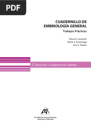 Cuadernillo de Embriología General