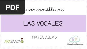 Cuadernillo de Las Vocales Mayúsculas