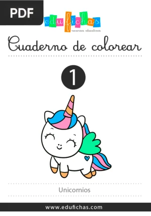 Cuaderno de colorear unicornios