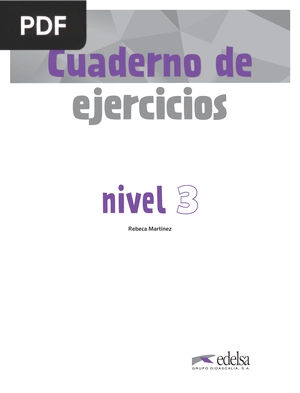 Cuaderno de ejercicios (con claves). Nivel 3