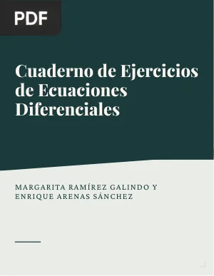 Cuaderno de Ejercicios de Ecuaciones Diferenciales