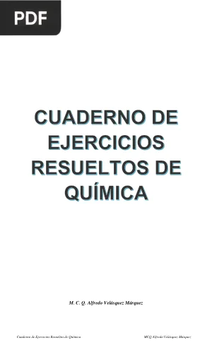 Cuaderno de Ejercicios Resueltos de Química