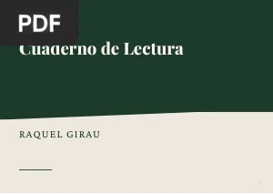 Cuaderno de la lectura