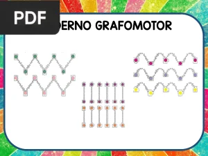 Cuaderno grafomotor: 50 fichas de grafomotricidad