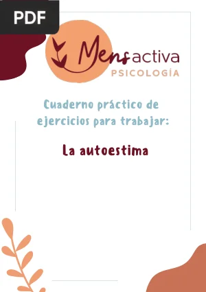 Cuaderno práctico de ejercicios para trabajar la autoestima