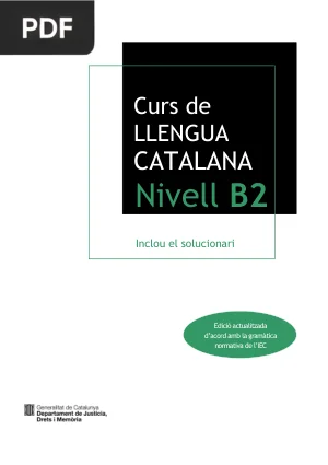 Curs de llengua catalana. Nivell B2
